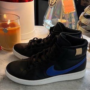 Nike Court Royale 2 Mid Black Game Royal size 8